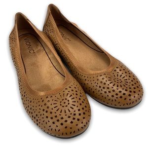 Vionic Robyn Toffee Slip On Ballet Flats
